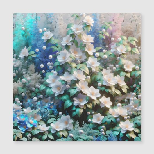 Pearlescent Flora Magnetkarte (Vorderseite)