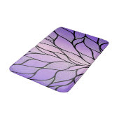 Pearlescent Lila Creative Verlass Pattern Badematte (Schrägansicht)
