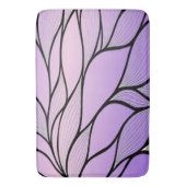 Pearlescent Lila Creative Verlass Pattern Badematte (Vorderseite Vertikal)