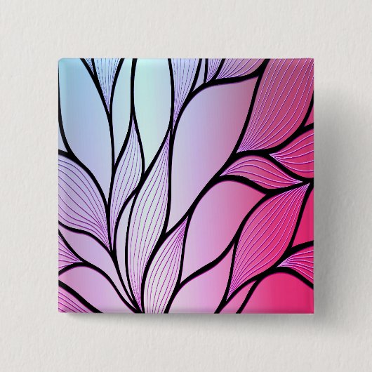 Pearlescent Lila Creative Verlass Pattern Button (Vorderseite)