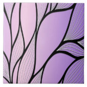 Pearlescent Lila Creative Verlass Pattern Fliese (Vorderseite)