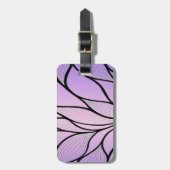 Pearlescent Lila Creative Verlass Pattern Gepäckanhänger (Vorderseite vertikal)