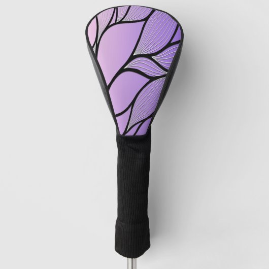 Pearlescent Lila Creative Verlass Pattern Golf Headcover (Vorderseite)