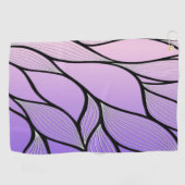 Pearlescent Lila Creative Verlass Pattern Golfhandtuch (Horizontal)