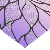 Pearlescent Lila Creative Verlass Pattern Großer Tischläufer (Ecke)