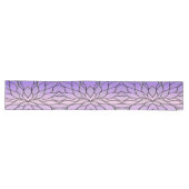 Pearlescent Lila Creative Verlass Pattern Großer Tischläufer (Horizontal)