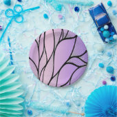 Pearlescent Lila Creative Verlass Pattern Pappteller (Party)