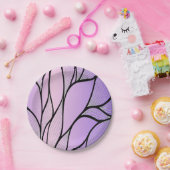 Pearlescent Lila Creative Verlass Pattern Pappteller (Party)