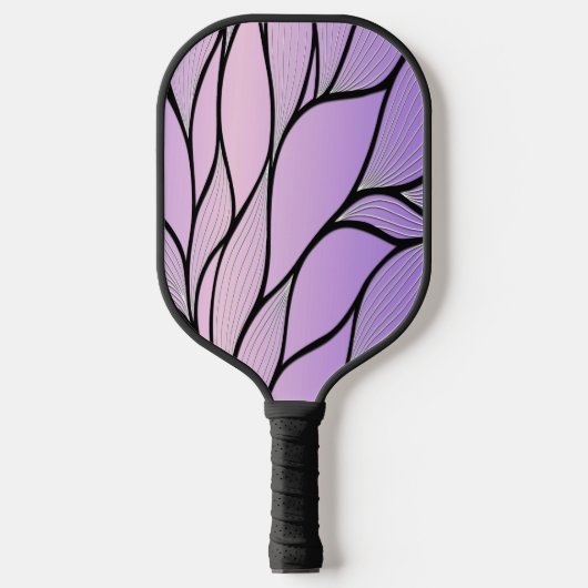 Pearlescent Lila Creative Verlass Pattern Pickleball Schläger (Vorderseite)