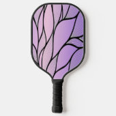 Pearlescent Lila Creative Verlass Pattern Pickleball Schläger (Rückseite)