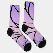 Pearlescent Lila Creative Verlass Pattern Socken (Rechts)