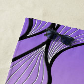Pearlescent Lila Creative Verlass Pattern Strandtuch (Beispiel)