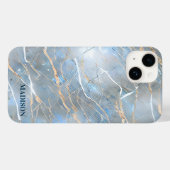 Pearlescent Marble Stone Case-Mate iPhone Hülle (Rückseite (Horizontal))