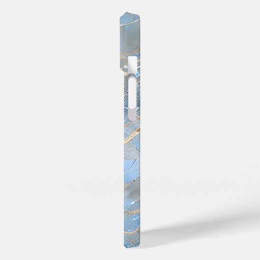 Pearlescent Marble Stone Case-Mate iPhone Hülle (Rückseite / Links)