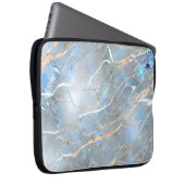 Pearlescent Marble Stone Laptopschutzhülle (Vorne Rechts)