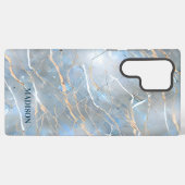 Pearlescent Marble Stone Samsung Galaxy Hülle (Rückseite (Horizontal))