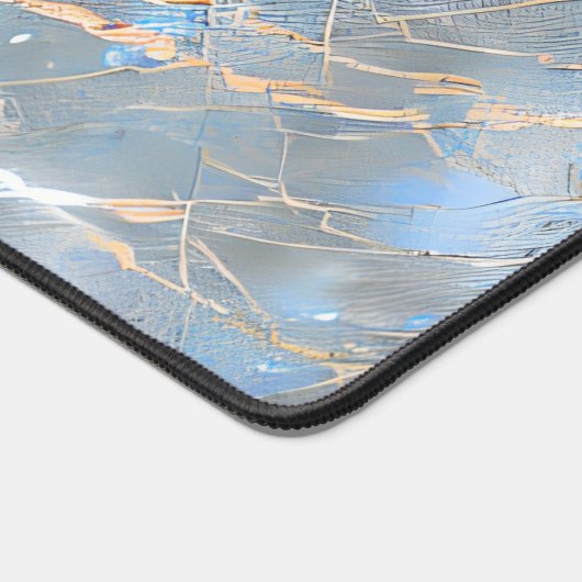 Pearlescent Marble Stone Schreibtischunterlage (Ecke)