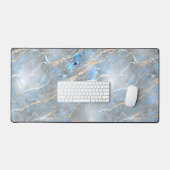Pearlescent Marble Stone Schreibtischunterlage (Tastatur & Maus)