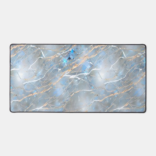 Pearlescent Marble Stone Schreibtischunterlage (Vorderseite)