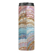 Pearlescent Painted Pearls Shells  Thermosbecher (Rückseite)