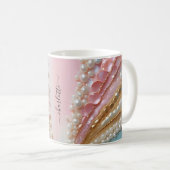 Pearlescent Pearls Muscheln Kaffeetasse (VorderseiteRechts)
