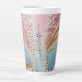 Pearlescent Pearls Muscheln Milchtasse (Vorderseite)