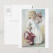 Pearline Kind mit Puppe Postkarte (Vorne/Hinten)