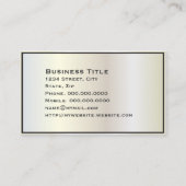 Pearlized Gradient Business Card Visitenkarte (Rückseite)