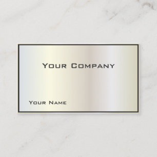 Pearlized Gradient Business Card Visitenkarte
