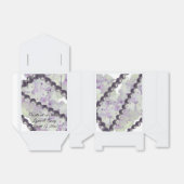 Pearls and Mauve Hydrangeas Favor Box Geschenkschachtel (Ungefaltet)