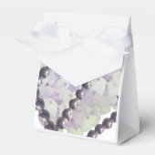 Pearls and Mauve Hydrangeas Favor Box Geschenkschachtel (Vorderseite)