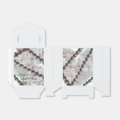 Pearls and Pink Hydrangeas Fevor Box Geschenkschachtel (Ungefaltet)