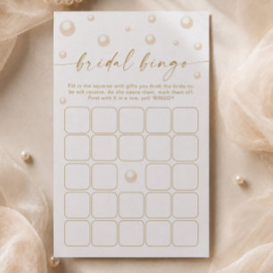 Pearls and Prosecco Brautparty Bingo Game