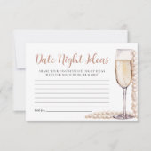 Pearls and Prosecco Brautparty: Einladung (Vorderseite)