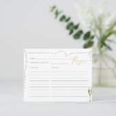 Pearls and Prosecco Brautparty Rezept Card (Stehend Vorderseite)