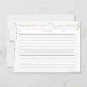 Pearls and Prosecco Brautparty Rezept Card (Rückseite)