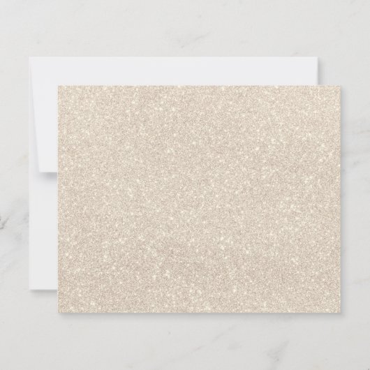 Pearls and Prosecco Bridal Shower Recipe Card (Rückseite)