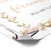 Pearls and Prosecco Vielen Dank für Ihr Interesse Poster (Ecke)