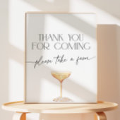 Pearls and Prosecco Vielen Dank für Ihr Interesse Sockelschild