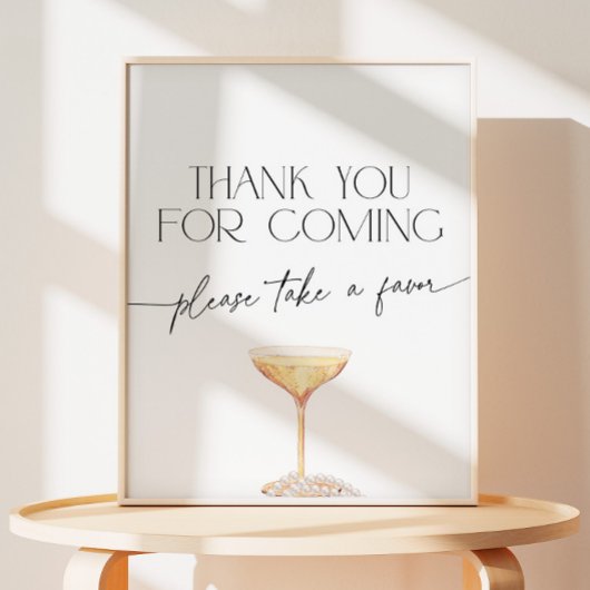 Pearls and Prosecco Vielen Dank für Ihr Interesse Sockelschild