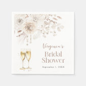 Pearls Brautparty Napkin Serviette (Vorderseite)