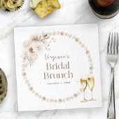 Pearls Bridal Brunch Serviette