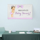 Pearls Diamonds Princess Baby Lavender Crown Banner (Messeveranstaltung)