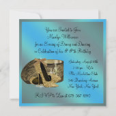 Pearls High Heel Schuhe Aquamarine blaue Frauen Ge Einladung (Rückseite)