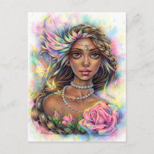 Pearls of Life Fairy Postcard Postkarte