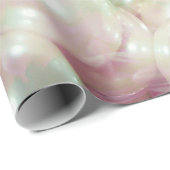Pearls Pink Daisy Geschenkpapier (Rolleneckpunkt)