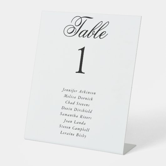 Pearls & Prosecco Black Bow Brautparty Sockelschild (Vorderseite)