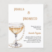 Pearls Prosecco Brautparty (Vorderseite)