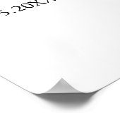 Pearls & Prosecco Brautparty Begrüßungszeichen Poster (Ecke)