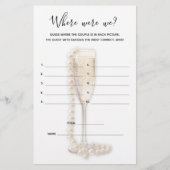 Pearls & Prosecco Brautparty wo wir spielen (Vorderseite)